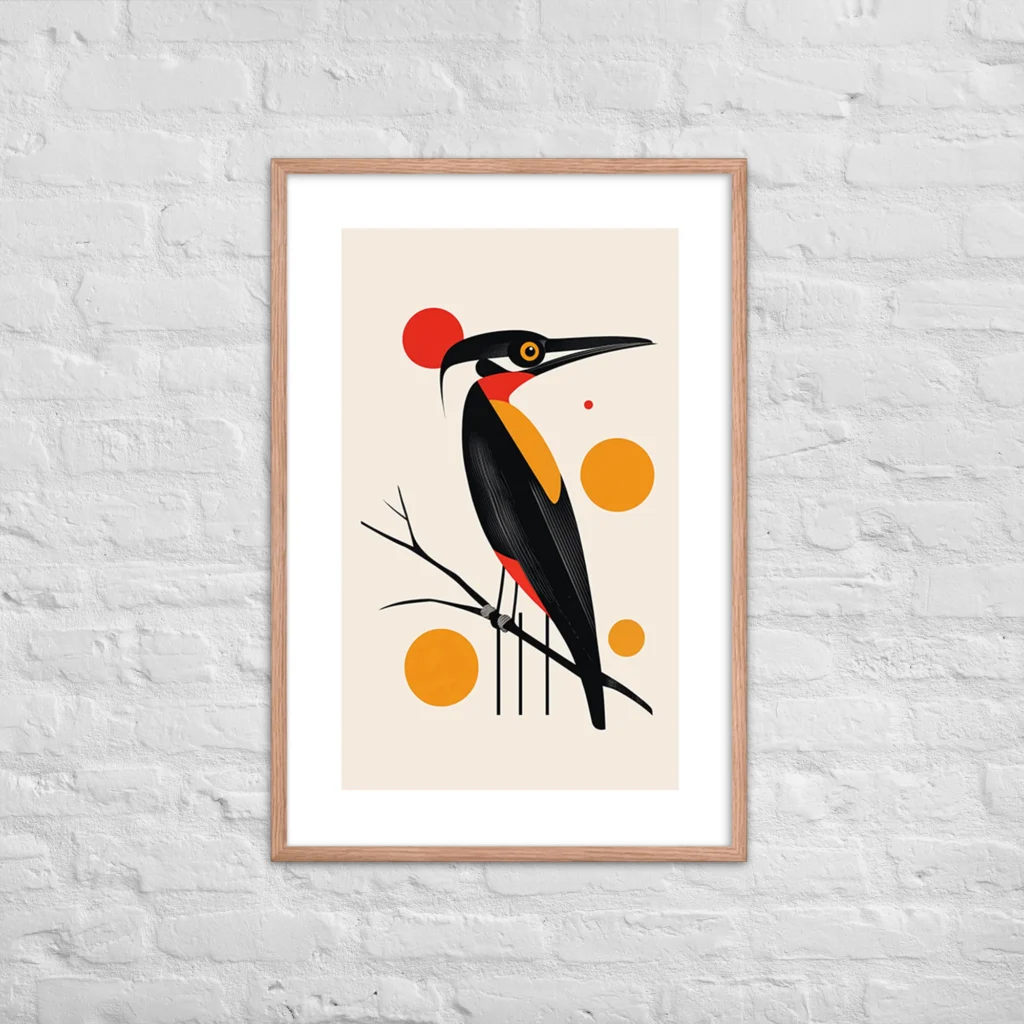 Exotic Mid-Century Bird