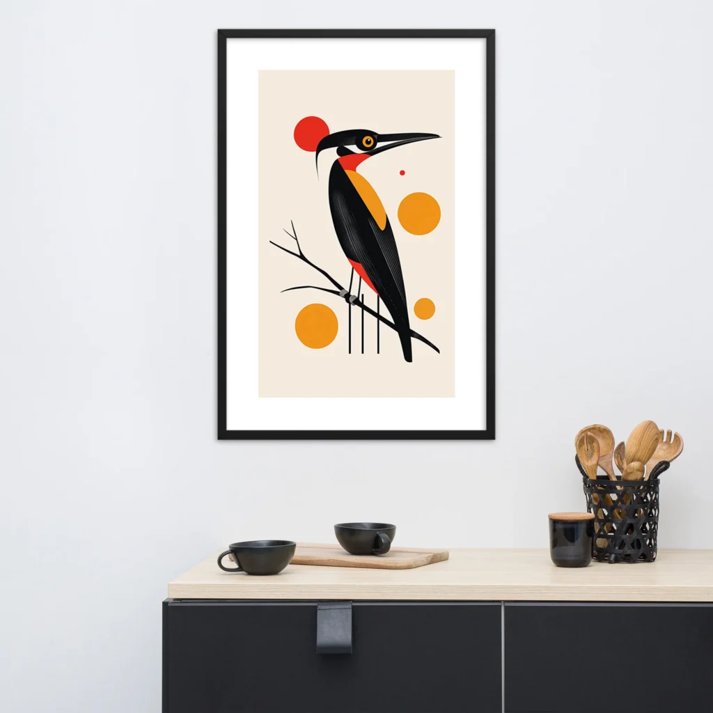 Exotic Mid-Century Bird