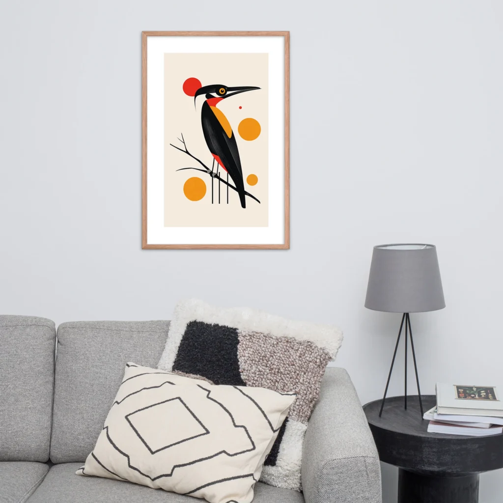 Exotic Mid-Century Bird