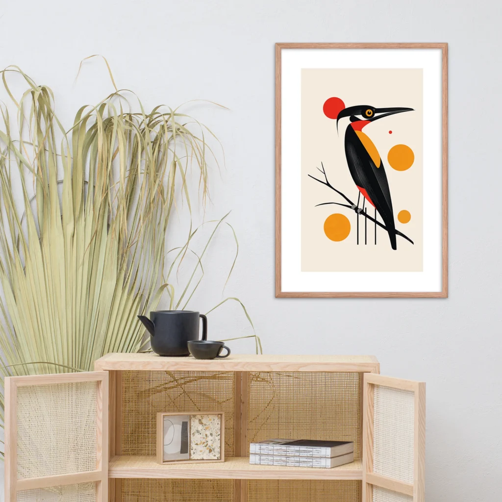 Exotic Mid-Century Bird