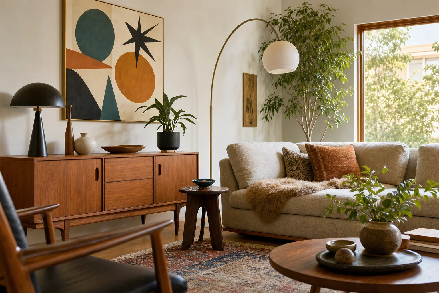 Mixing Mid-Century with What You Already Own, Without the Time-Capsule Effect