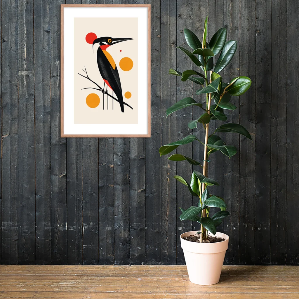 Exotic Mid-Century Bird