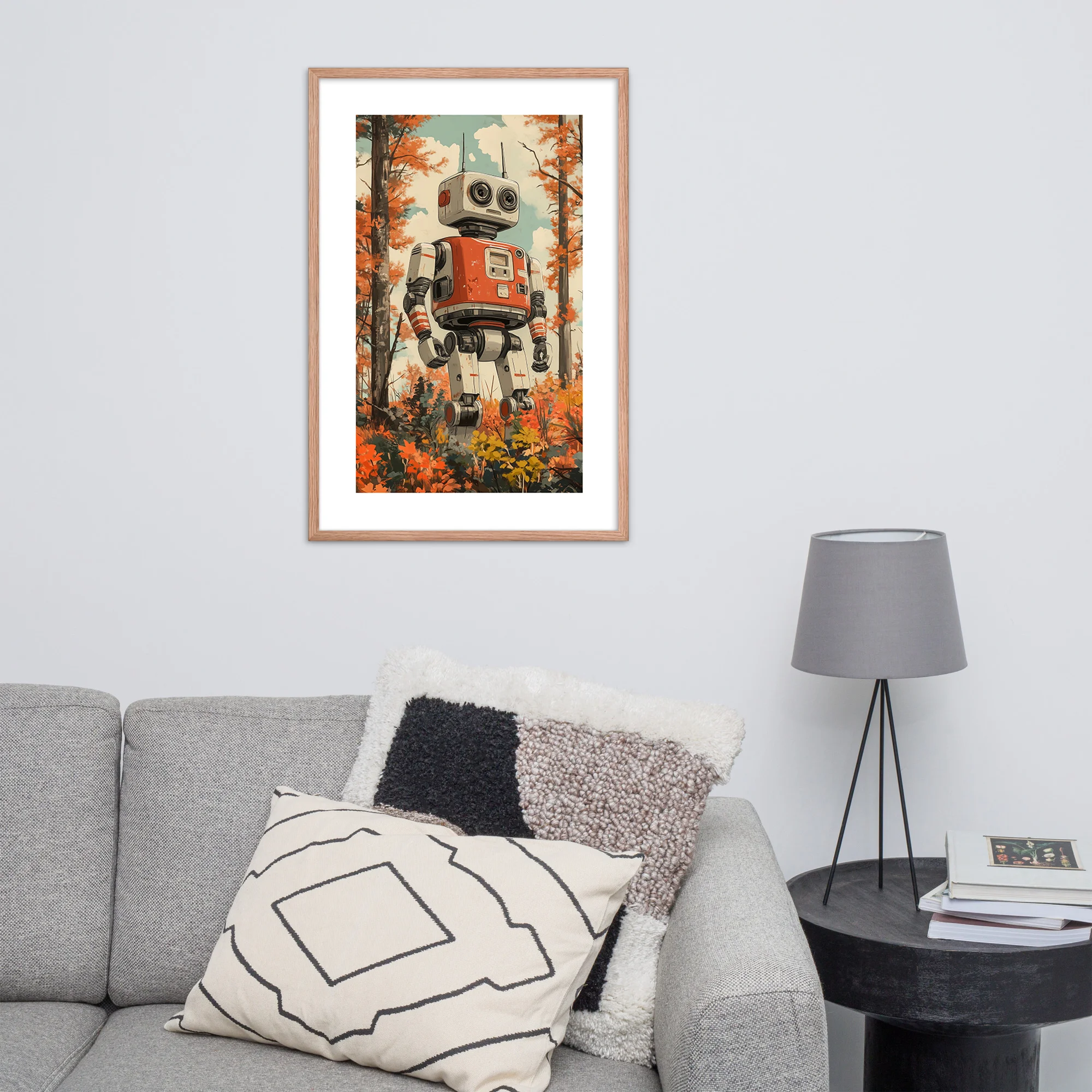 Autumn Wanderer: Retro Robot Print - Image 6